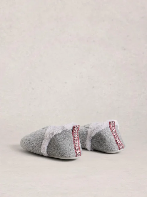 Pantoufles Reya à talon fermé - Lgt Grey - 41 Image 4
