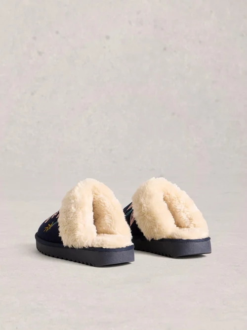 Mule fleurie - Dark Navy - S Image 4