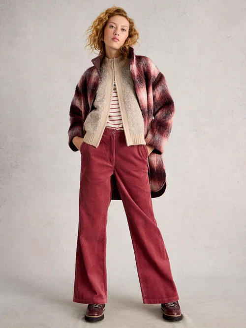 Pantalon large Belle Cord - Dus Pink - 52/R Image 2