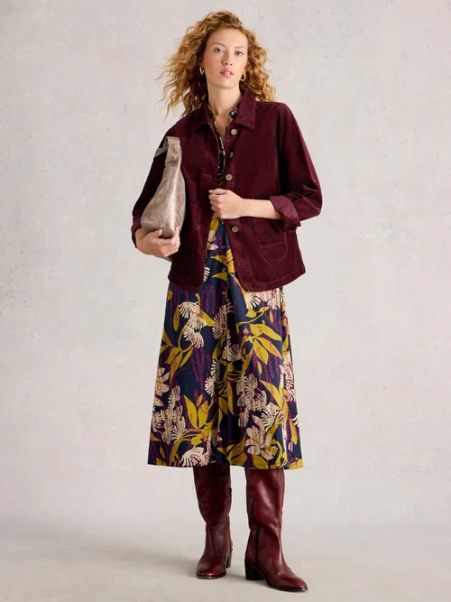Veste En Velours Côtelé Carrie - Dk Plum - 52/R Image 2