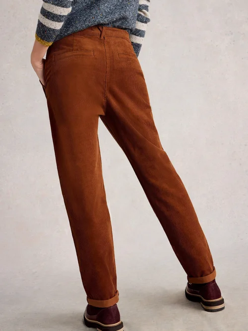 Pantalon Twister En Velours Côtelé - Dark Tan - 52/R Image 4