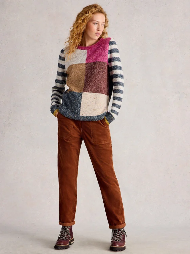 Pantalon Twister En Velours Côtelé