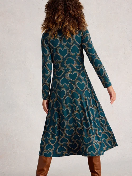 Robe en jersey Madeline - Teal Mlt - 52/R Image 4