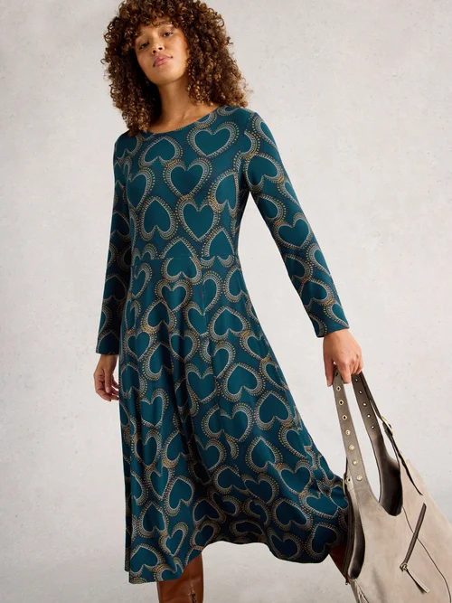 Robe en jersey Madeline - Teal Mlt - 52/R Image 3