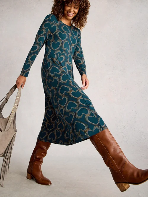 Robe en jersey Madeline - Teal Mlt - 52/R Image 1