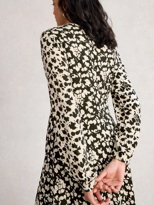 Robe En Jersey Megan - Blk Pr - 52/R Image 4