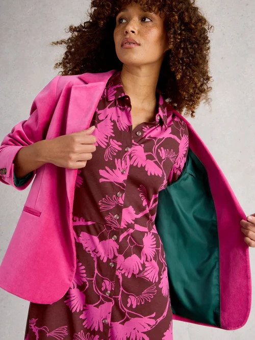 Robe Chemise En Jersey Rua - Pink Pr - 52/R Image 3