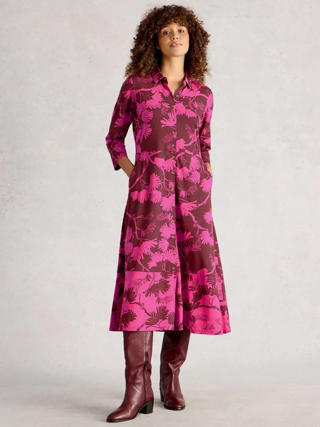 Robe Chemise En Jersey Rua