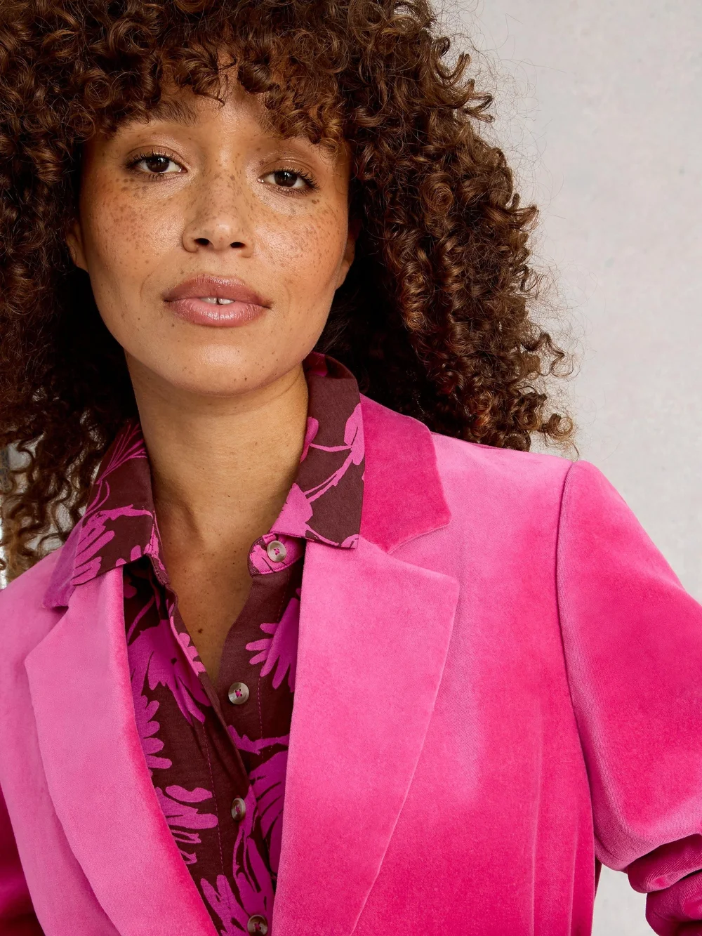 Robe Chemise En Jersey Rua - Pink Pr - 52/R Image 1