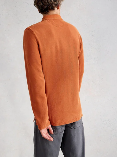 Polo Utilitaire Ls - Mid Orange - XXXL/R Image 4