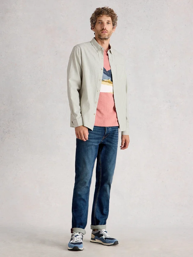 Chemise À Mini Rayures Stamford