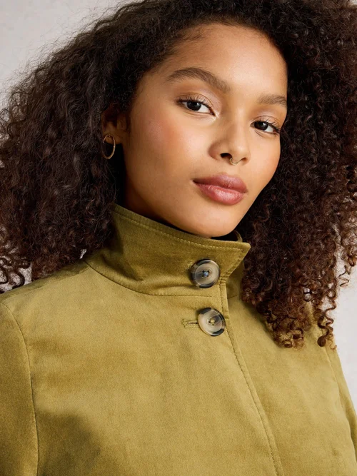 Manteau En Velours Karla - Khaki Grn - 52/R Image 3