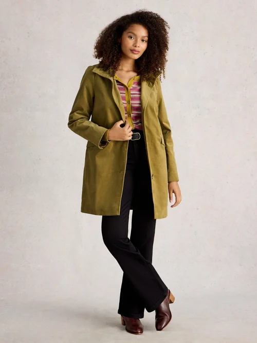 Manteau En Velours Karla - Khaki Grn - 52/R Image 2