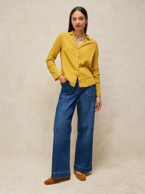 Jean à jambes larges Tia - Dk Denim - 52/R Image 1