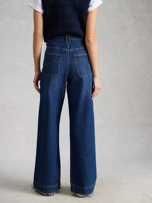 Jean à jambes larges Tia - Dk Denim - 52/R Image 4