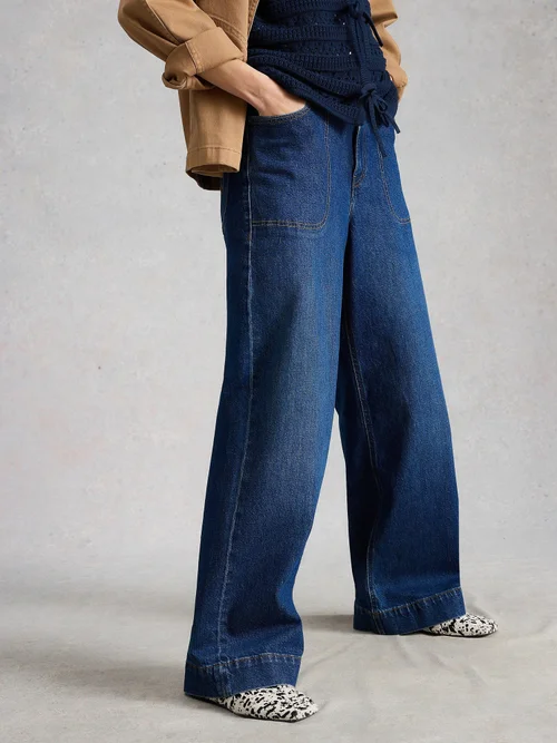 Jean à jambes larges Tia - Dk Denim - 52/R Image 2