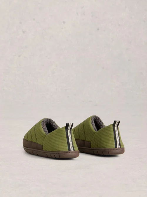 Chausson matelassé en nylon - Khaki Grn - 46 Image 4