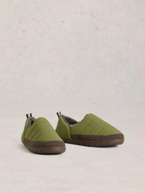 Chausson matelassé en nylon - Khaki Grn - 46 Image 2
