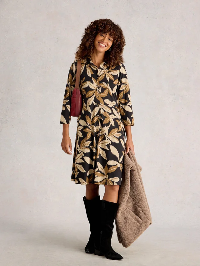 Robe Chemise En Jersey Ria