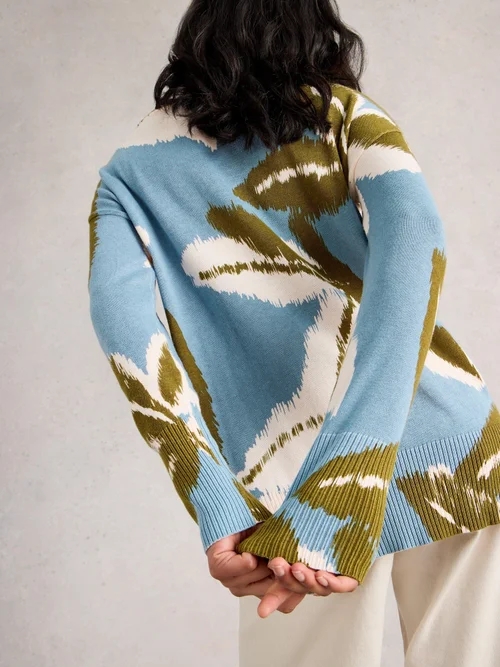 Pull Imprimé Olive - Blue Mlt - 52 Image 4