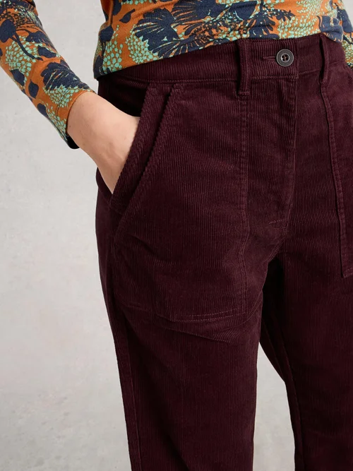 Pantalon Twister En Velours Côtelé - Dk Plum - 52/R Image 3