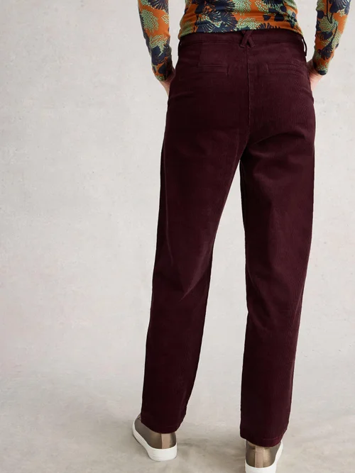 Pantalon Twister En Velours Côtelé - Dk Plum - 52/R Image 4