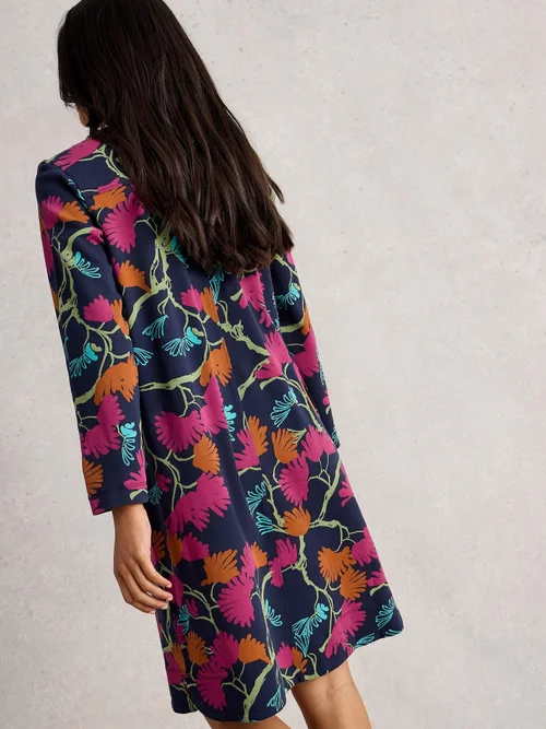 Robe De Juin - Navy Multi - 46/R Image 4