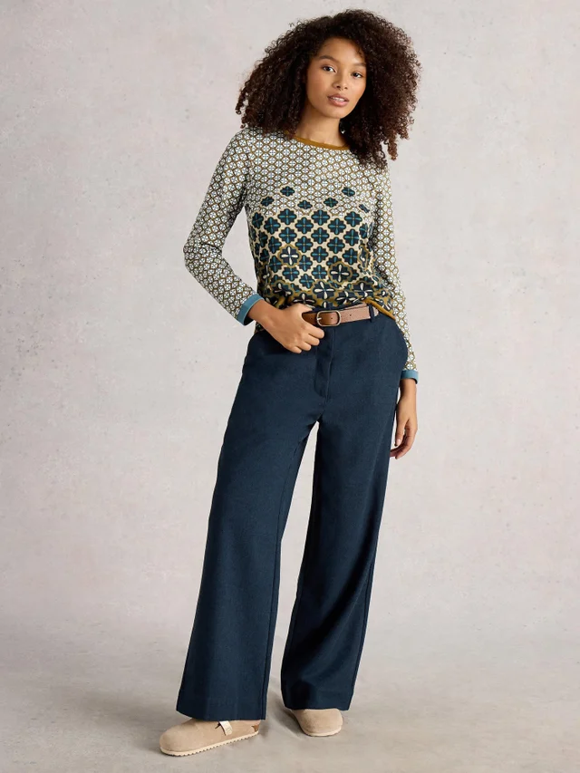 Pantalon Large Belle Tweedy