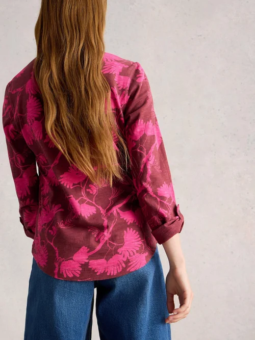 Chemise En Jersey Annie - Plum Pr - 34 Image 4