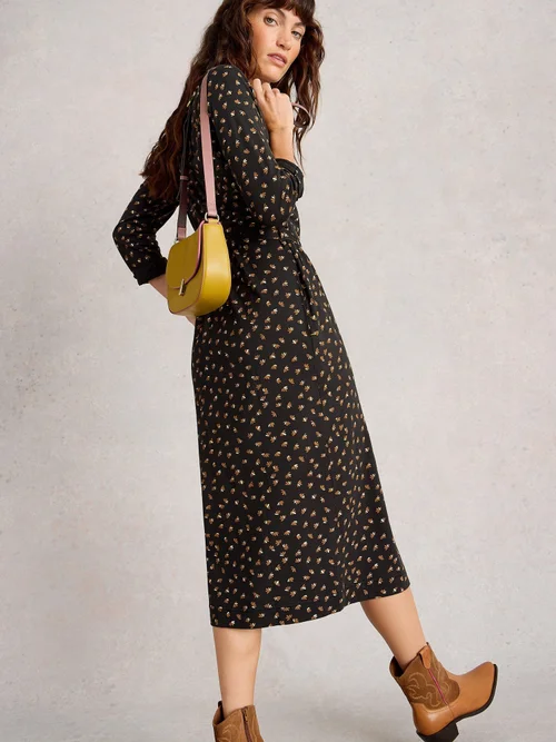 Robe Chemise En Jersey Annie - Blk Pr - 52/R Image 4