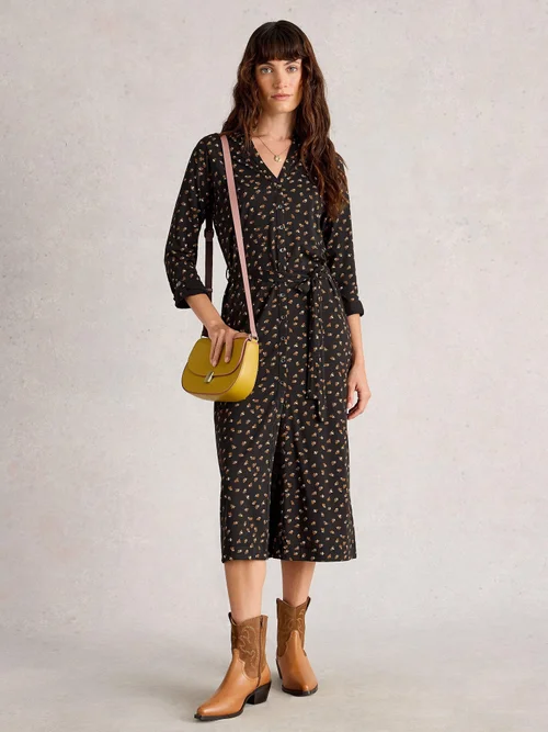 Robe Chemise En Jersey Annie - Blk Pr - 52/R Image 2