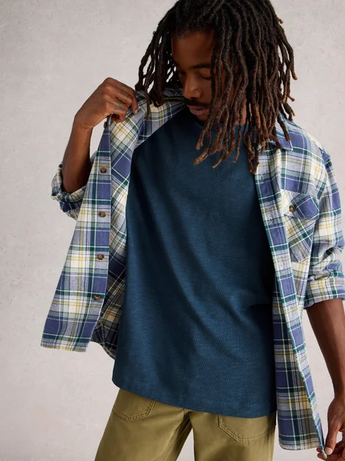 T-Shirt Épais Harrington - Indigo Ble - XXXL Image 3