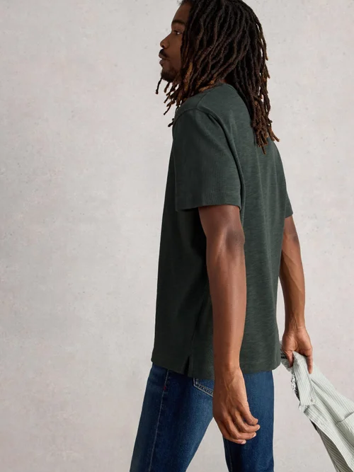 T-Shirt Épais Harrington - Washed Blk - XXXL Image 4