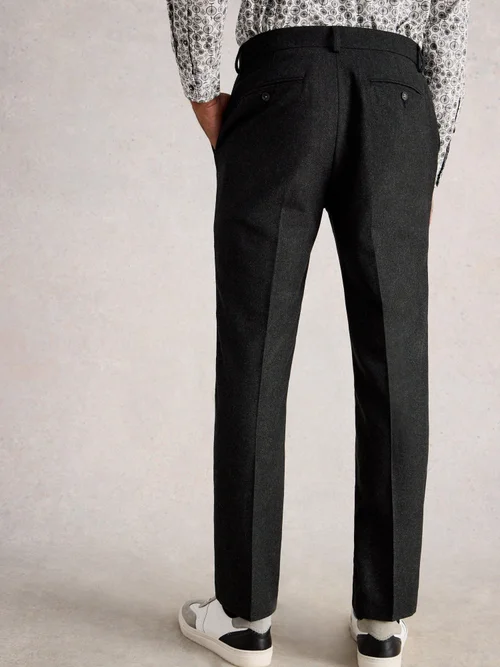 Pantalon En Laine Mélangée - Charc Grey - 38/R Image 4