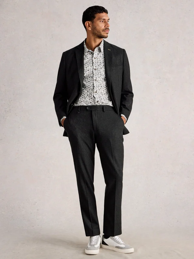 Pantalon En Laine Mélangée