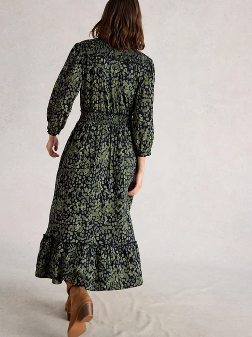 Robe Froncée Jonie - Green Pr - 44/R Image 4