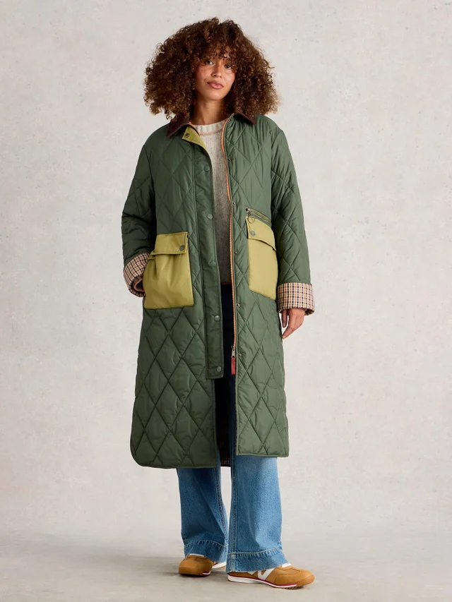 Manteau Matelassé Long Stella