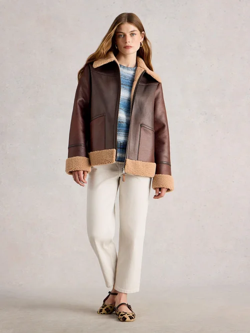Veste Aviateur Serena - Brown Mlt - 52 Image 2