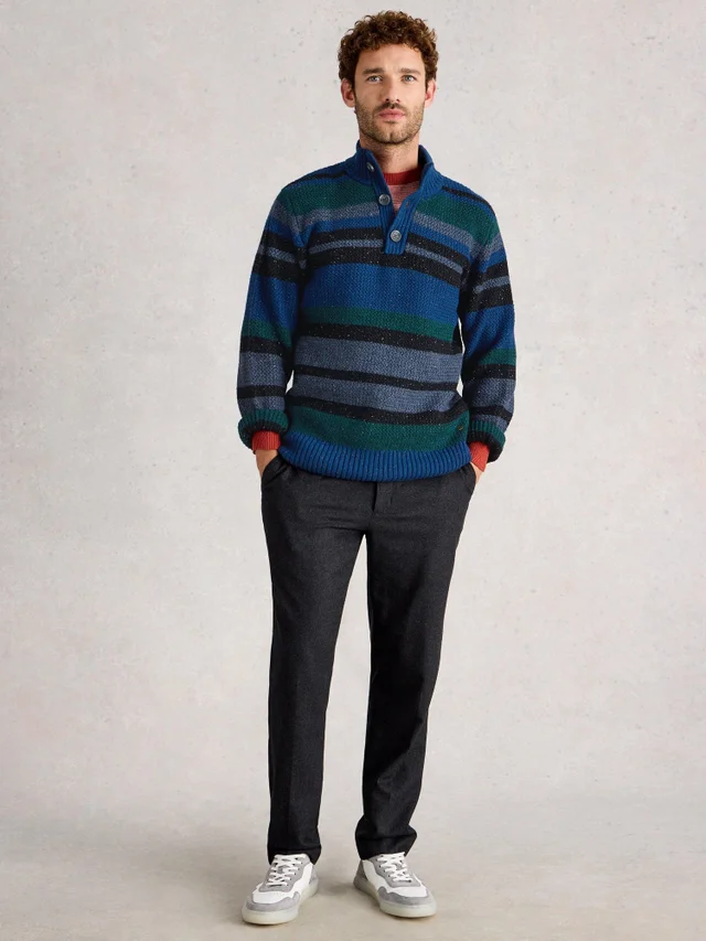 Berkley À Col Boutonné Et Rayures