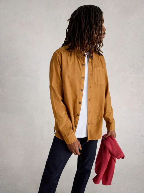 Chemise à rayures Bruton - Mid Tan - XXL Image 3