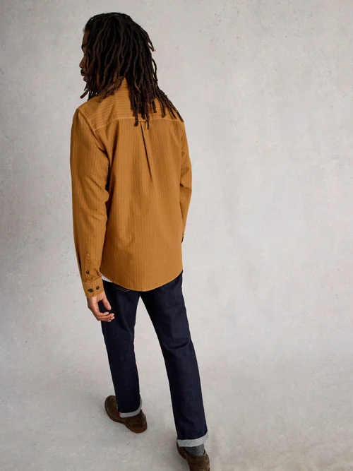 Chemise à rayures Bruton - Mid Tan - XXL Image 4