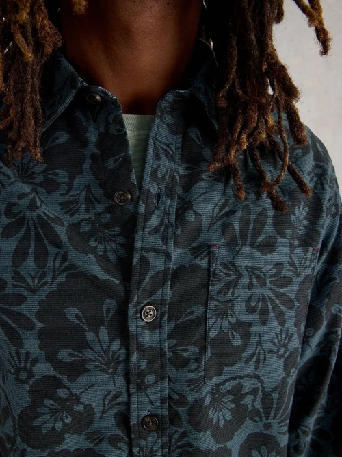 Chemise à imprimé unique Finsbury - Green Pr - XL/R Image 3
