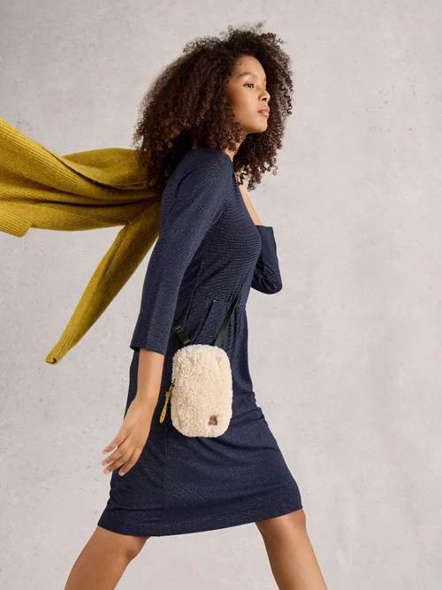 Robe En Jersey Scintillant Tallie - Navy Multi - 52/R Image 1