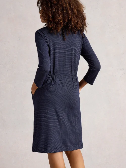 Robe En Jersey Scintillant Tallie - Navy Multi - 52/R Image 4