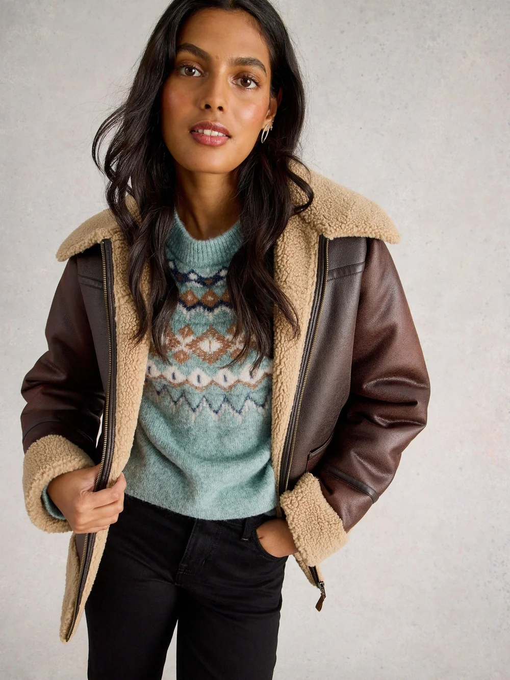 Pull Arctic Fairisle - Blue Mlt - 52 Image 1