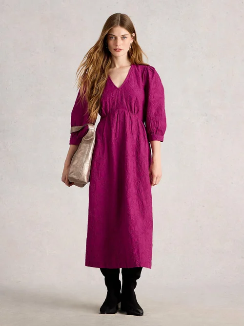 Robe Brodée Lucy - Mid Pink - 52/R Image 2