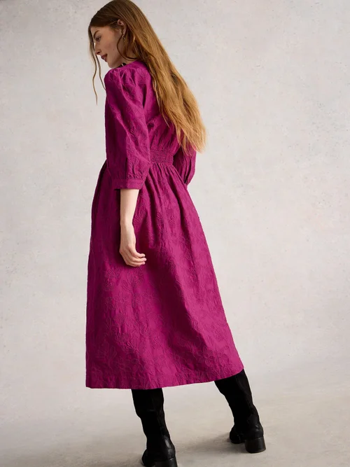 Robe Brodée Lucy - Mid Pink - 38/R Image 4