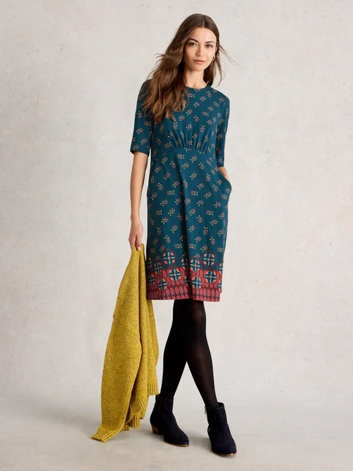 Robe Olivia En Jersey - Teal Pr - 50/R Image 2
