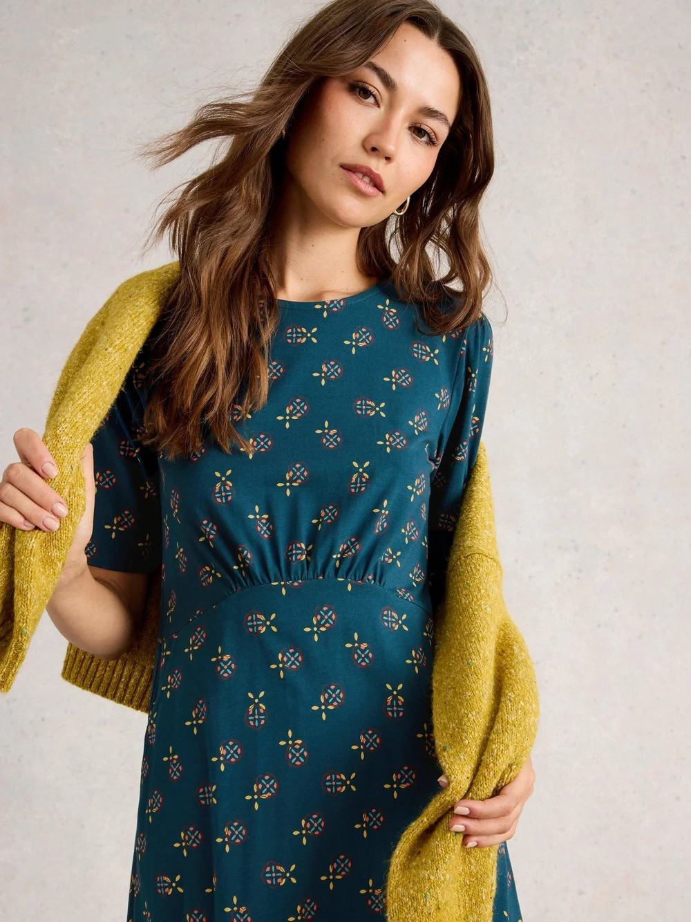 Robe Olivia En Jersey - Teal Pr - 44/R Image 1