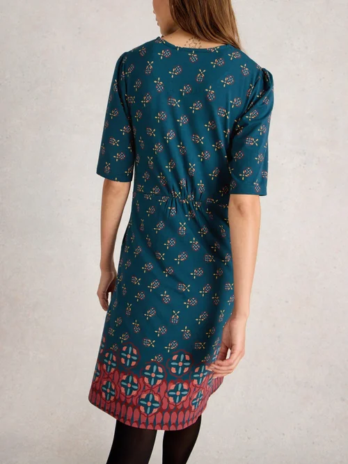 Robe Olivia En Jersey - Teal Pr - 44/R Image 4
